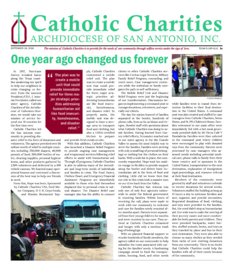 View this supplement in the Sept. 28 issue of Today's Catholic Newspaper