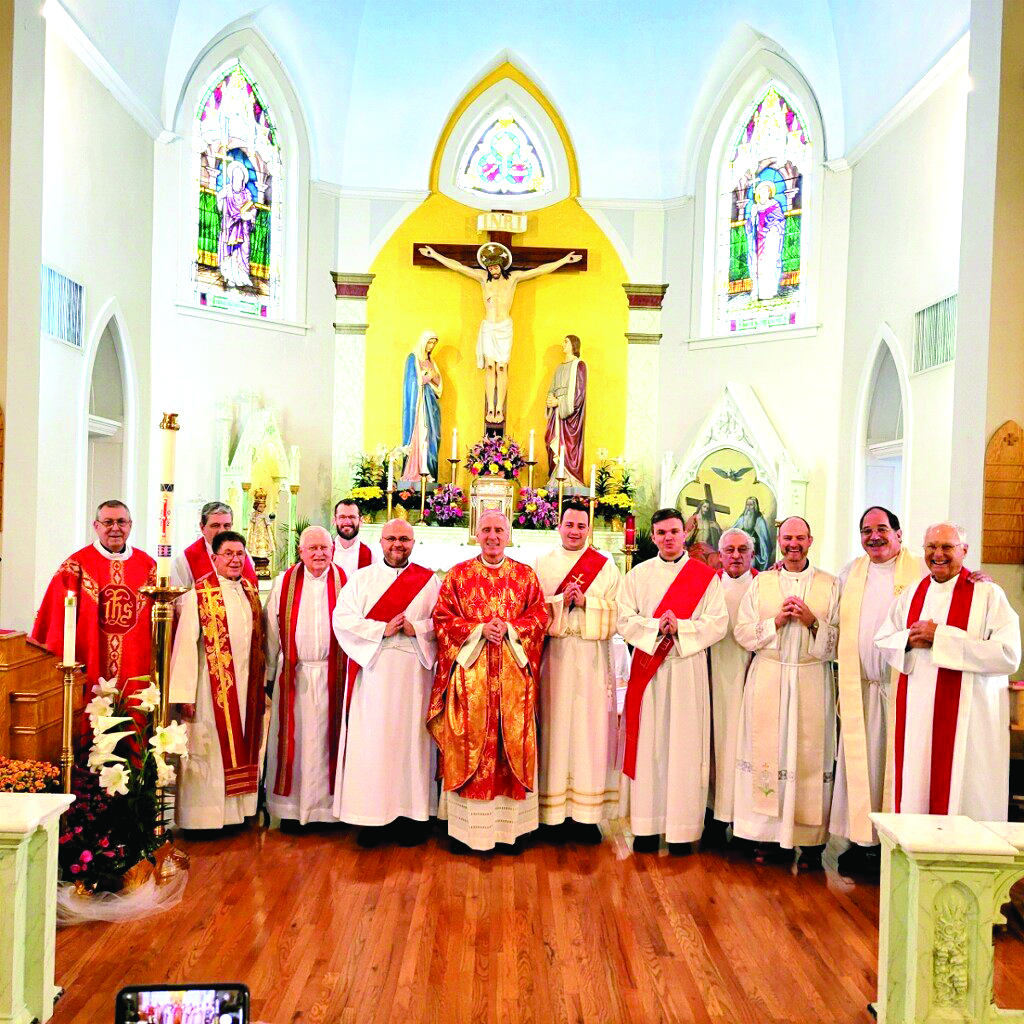 Bishop Janak celebrates Mass with deacons from Czech Republic and priests of Czech ancestry