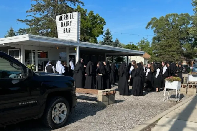 Why did dozens of religious sisters show up at this rural Michigan ice cream stand?